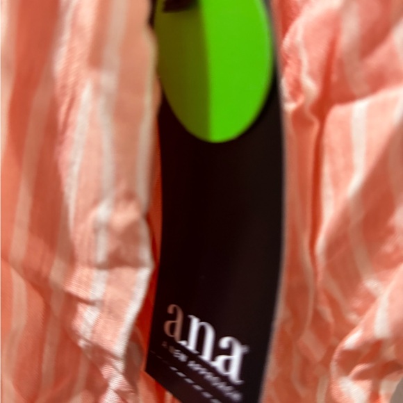 Women's Peach Striped Top - Picture 9 of 9